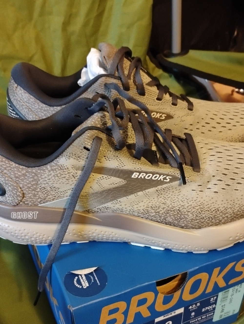 Brooks Men's Ghost Running Shoes — Tan/ Brown